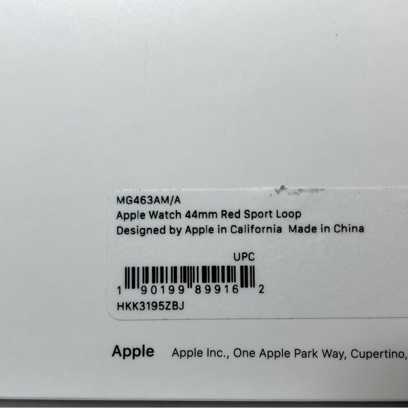 Apple Watch Band Sport Loop in Red 44mm NIB - Picture 3 of 4